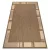 Fonott sizal floorlux tepih 20195 coffee / mais 160x230 cm