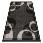 Fonott sizal floorlux tepih 20078 crne / siva  140x200 cm