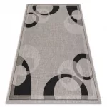 Fonott sizal floorlux tepih 20078 siva  / crne 140x200 cm