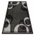 Fonott sizal floorlux tepih 20078 crne / siva  120x170 cm