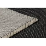 Fonott sizal floorlux tepih 20195 crne / siva  120x170 cm