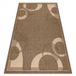 Fonott sizal floorlux tepih 20078 coffee / mais 60x110 cm
