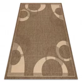 Fonott sizal floorlux tepih 20078 coffee / mais 60x110 cm