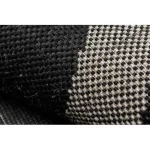 Fonott sizal floorlux tepih 20078 crne / siva  60x110 cm