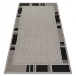 Fonott sizal floorlux tepih 20195 siva  / crne 60x110 cm