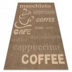 Fonott sizal floorlux tepih 20221 coffe / mais 160x230 cm