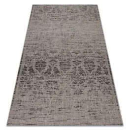 Fonott sizal floorlux tepih 20211 siva  / crne 200x290 cm