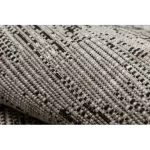 Fonott sizal floorlux tepih 20211 siva  / crne 140x200 cm