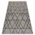 Fonott sizal floorlux tepih 20508 siva / crne HÁROMSZÖGEK 120x170 cm