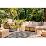 Fonott sizal floorlux tepih 20510 siva / crne 160x230 cm