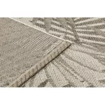 Fonott sizal floorlux tepih 20504 listovi pezsgő / tamno siva dzsungel 160x230 cm