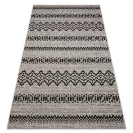 Fonott sizal floorlux tepih 20510 siva / crne 200x290 cm