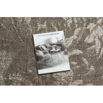 Fonott sizal floorlux tepih 20491 virágok pezsgő / tamno siva  60x110 cm