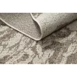 Fonott sizal floorlux tepih 20491 virágok pezsgő / tamno siva  60x110 cm