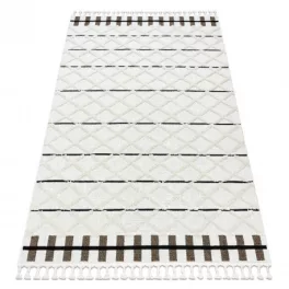   tepih SEVILLA Y611A gyémánt smeđa / bijela Rojt Berber shaggy 120x170 cm