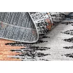 Modern tepih BELLE BR23A crne / bež Rojt 80x150 cm