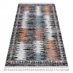 Modern tepih BELLE BR23A crne / bež Rojt 120x170 cm