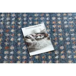 Modern tepih BELLE BG58A tamnoplava / bež Rojt 140x190 cm