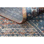 Modern tepih BELLE BG58A tamnoplava / bež Rojt 140x190 cm