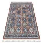 Modern tepih BELLE BG60A tamnoplava / bež Rojt 140x190 cm