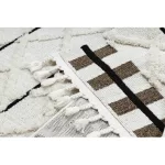 tepih SEVILLA Y611A gyémánt smeđa / bijela Rojt Berber shaggy 140x190 cm