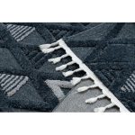 tepih SEVILLA Y499B gyémánt plava Rojt Berber shaggy 120x170 cm