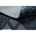 tepih SEVILLA Y499B gyémánt plava Rojt Berber shaggy 120x170 cm