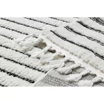tepih SEVILLA Z788B labirintus, görög bijela / antracit Rojt Berber shaggy 120x170 cm