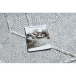 tepih SEVILLA Z791C mozaik siva / csík bijela Rojt Berber shaggy 180x270 cm