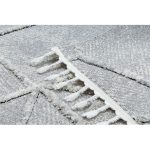 tepih SEVILLA Z791C mozaik siva / csík bijela Rojt Berber shaggy 180x270 cm