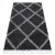 tepih BERBER UNION 3482 rácsozat siva Rojt shaggy 120x170 cm
