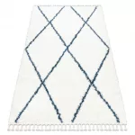 tepih BERBER UNION 3683 krem / Rojt shaggy 140x190 cm