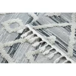 tepih SEVILLA Z555A gyémánt siva / bijela Rojt Berber shaggy 120x170 cm
