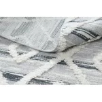 tepih SEVILLA Z555A gyémánt siva / bijela Rojt Berber shaggy 120x170 cm