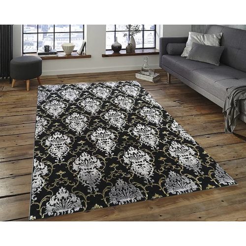  Ber. ELITE 23282 crno-zlatni tepih 240 x 330 cm