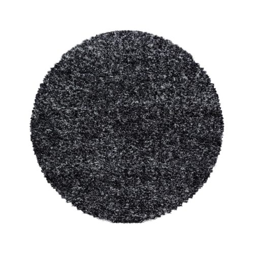  Ay. ENJOY 4500 80 x 80 cm antracitni čupavi tepih - okrugli