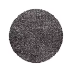  Ay. ENJOY 4500 80 x 80 cm čupavi tepih boje taupe-smeđe - okrugli