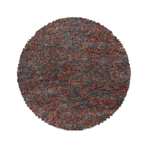 Ay. ENJOY 4500 80 x 80 cm terakota čupavi tepih - okrugli