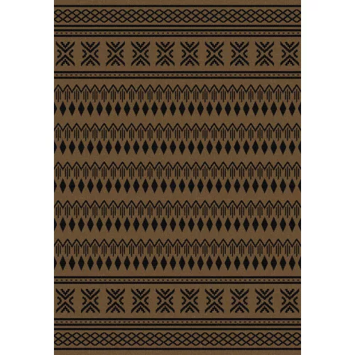 Ber. EQOS 0002 smeđi moderni tepih 140 x 190 cm