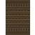 Ber. EQOS 0002 smeđi moderni tepih 140 x 190 cm