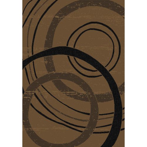  Ber. EQOS 0003 smeđi moderni tepih 80 x 150 cm