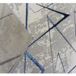  Ber. ESPRIT 3608 tepih tamnoplave boje 60 x 100 cm