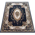  Dy. Exclusive 04 N - tamnoplavi tepih s rozetom 80 x 150 cm