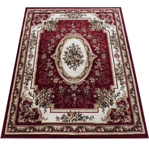  Dy. Exclusive 04 N - bordo rozeta tepih 80 x 150 cm