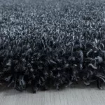 Fluffy 3500 Anthrazit 200 X 200 - okrugli tepih