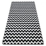  Skica tepiha - F561 krem/crna - Zigzag 240x330 cm