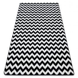  Skica tepiha - F561 krem/crna - Zigzag 240x330 cm