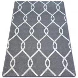 Sketch tepih - F934 siva / krem trellis 200x290 cm