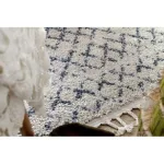 tepih BERBER AGADIR G0522 krem / siva Rojt shaggy 160x220 cm