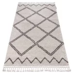 tepih BERBER ASILA B5970 krem / smeđa Rojt shaggy 120x170 cm